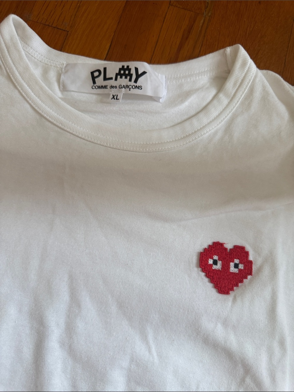 Come de Garçons white t shirt